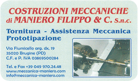2016 Costruzioni Meccaniche Maniero Filippo
