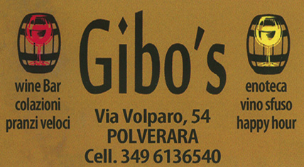 GIBO’s wine bar – enotaca di Gilberto Gazzea